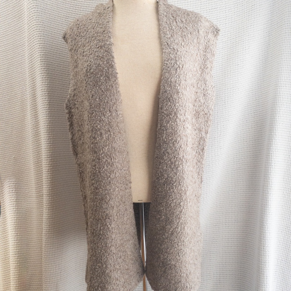 aerie vest cardigan with hood